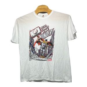 NY Mets Marvel Thor Here Comes The Thunder T-Shirt Mens Size  XL FORD